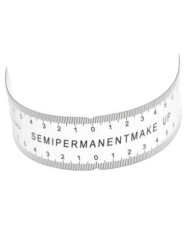 FOMIYES 1pc Eyebrow Ruler Eyebrows Pour Measure Stencil Brow Mapping Eyebrow Balance Ruler Tool Embroidery