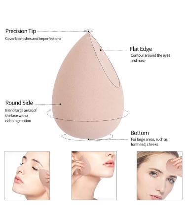 Real Perfection Dual-sided Makeup Brushes Set for Blending and Buffing Foundation and Concealer - Ideal Tool Kit for Flawless Makeup Application - Buy Online on GoSupps.com