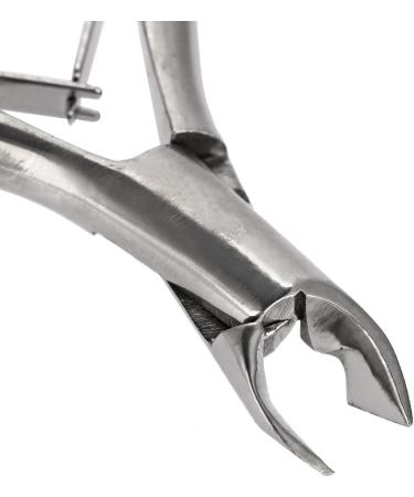 Stainless Steel Nail Cuticle Nipper Clipper for Manicure Pedicure - Black - Buy Online on GoSupps.com