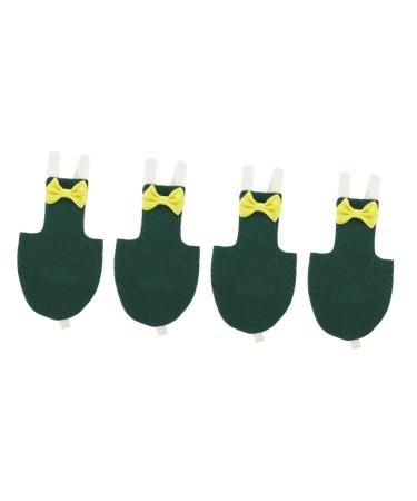 MipCase 4 pieces flying bird diapers pet papray costume small chicken diapers flight suits with leash diapers for pet papages wave sibling flight suit cotton the bird xuanfeng as shown