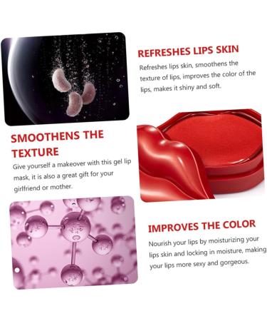 Healeved Lip 60 Pieces Lip Mask Patch Night Lips Portable Moisturizing Mask Skin Care Product - Buy Online on GoSupps.com