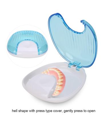 Orthodontic Retainer Case & Mouth Guard - Portable Waterproof Denture Box (Sky Blue) | Ship Internationally - Buy Online on GoSupps.com