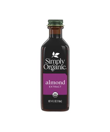 Simply Organic Almond Extract, Certified Organic | 4 oz almond 4 Fl Oz (Pack of 1)