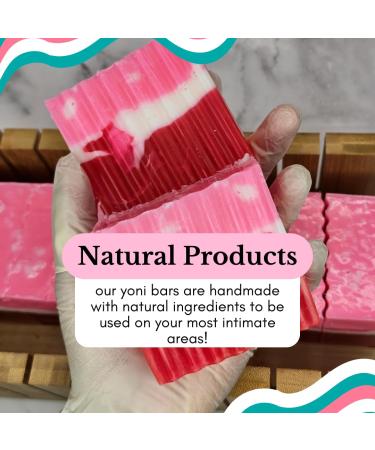 Yoni Bar - pH Balance Feminine Wash & Soap for Razor Bumps Dryness BV | 4oz - Pink - Best Feminine Care Product - Buy Online on GoSupps.com