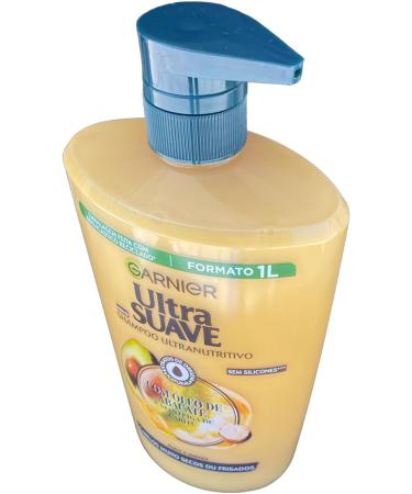 Garnier Ultra Doux Champ Abacate Oil and Shea Butter - Intense Nourishing for Dry and Frizzy Hair - 1 Liter - Buy Online on GoSupps.com