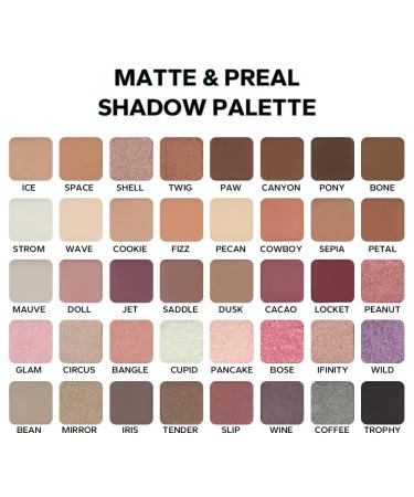 40 Colors Shimmer Smoky Eyeshadow Palette - Ultra Pigmented Matte & Glitter Makeup for Beginners - Blendable Neutral Eye Shades - Buy Online on GoSupps.com