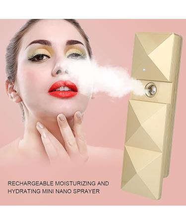 Noble Gold Nano Mister for Lash Extensions - Portable USB Handy Mist Spray for Face Hydration - Facial Mister Atomization Sprayer - Lash Extension Supplies - Buy Online on GoSupps.com