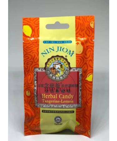 NIN JIOM Herbal Candy Tangerine-Lemon 20g Made in Hong Kong Malaysia - Buy Online on GoSupps.com