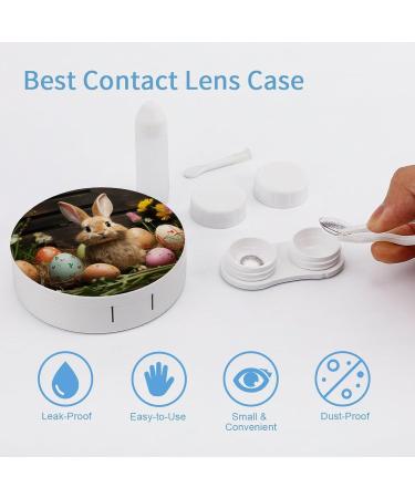 Shop Easter Egg Bunny Print Contact Lens Case - Travel-Friendly Lens Care Box - Buy Online on GoSupps.com