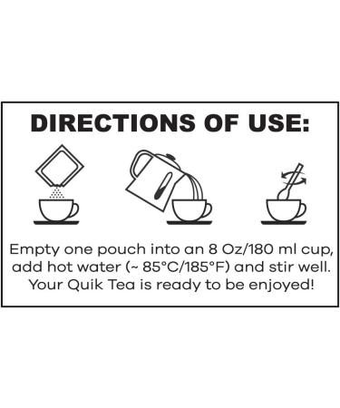 QuikTea Vegan Cardamom Chai Tea Latte - 10 Count Single Box - All Natural & Preservative Free Authentic Instant Chai Vegan Cardamom 10 Count (Pack of 1) - Buy Online on GoSupps.com