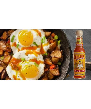 Cholula Original Mexican Hot Sauce with Spicy Chili Pepper 148 ml With Wooden Cap Grill Americana - Buy Online on GoSupps.com