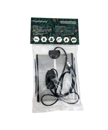 Heat Pad Infrared Heating mat 5W for Reptiles Amphibians Under Tank with Adjustable and Temperature Control Switch