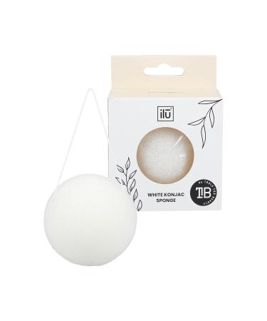 Buy ILU MU ACC Konjac Sponge White Natural Facial Cleanser for Glowing Skin | Free Worldwide Shipping - Buy Online on GoSupps.com