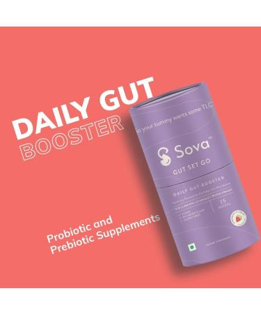 SS Gut Health Probiotics for Gut Microbiome Balance Better Immunity Digestion & Nutrition Absorption | No Added Sugar | 15 Vegan Sachets For Men and Women - Buy Online on GoSupps.com