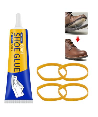 Shoe Glue Strong Shoe Glue Sole Repair Slow-Drying Transparent Shoe Repair Glue Waterproof Non-Hardening Glue for Shoes Sole And Upper Repair Glue Shoes Glue for Repairing Shoes Boots Leather