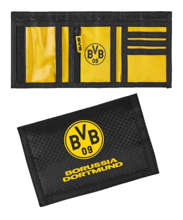 Borussia Dortmund wallet - net - black and yellow wallet purse BVB 09