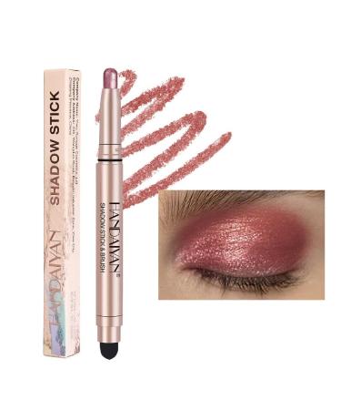 Long Lasting Double End Glitter Pearlescent Eye Pen Stick Pencil Eyeshadow Makeup Highlighter Waterproof Shimmers Shimmering Eye Makeup Pen Beauty and Health Double Ended Eyeshadow Makeup Look 6
