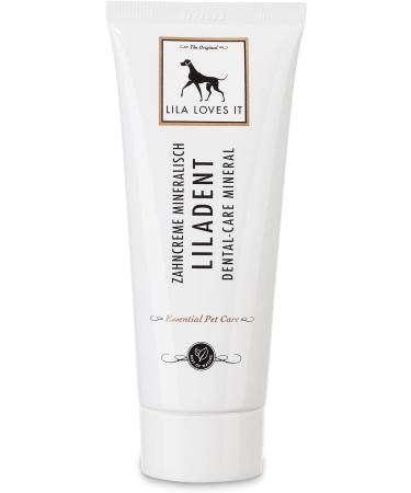 Natural Dog Toothpaste with Coconut Oil Turmeric & Papaya - Gentle & Effective for Tartar Bad Breath - Lila Loves IT 75ml - Buy Online on GoSupps.com
