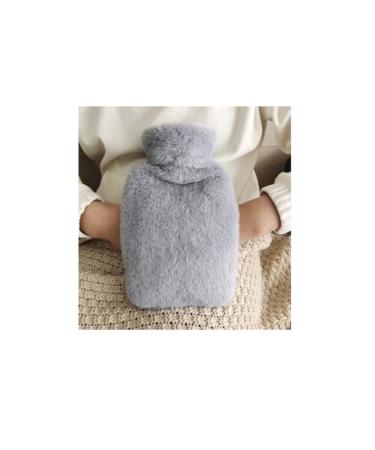Heat bottle PVC hot water bag with lid hot water bottle with a soft cover exhaustive 2l large heat bottles with kangaroo pocket hand warmer for adults/children