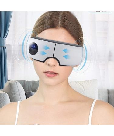 Eye Massager with Heat & Air Compression - USB Rechargeable Eye Therapy for Eye Strain Dark Circles and Better Sleep | International Shipping Available - Buy Online on GoSupps.com
