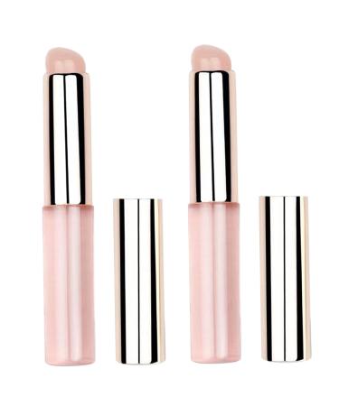 2 PCS Reusable Lipstick Brush Set - Silicone Lip Applicator with Dust Cover for Lipsticks Lip Gloss & Balm - Multi-Functional Beauty Tool - Buy Online on GoSupps.com