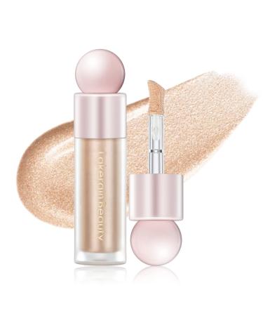 BEFIVECOK Liquid Highlighter Makeup  Natural Silky Shimmer Finish Liquid Face Highlighter  Highly Pigmented  Long Lasting  Lightweight  Blendable  Soft Cream Highlighter For Face  0.25fl.oz (02 Champagne Shimmer)