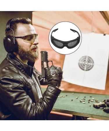 Lwuey Tactical Airsoft Glasses | UV400 Metal Mesh Paintball Safety Eyewear | Windproof & Breathable for Military Fans & CS Game - Buy Online on GoSupps.com