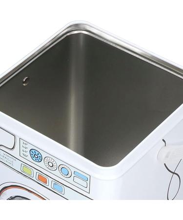 Asixxsix Laundry Detergent Container Large Capacity Metal Laundry Detergent Powder Storage Box with Lid Handle Laundry Detergent Storage Container for Farmhouse Laundry Room Decor Space Saving - Buy Online on GoSupps.com