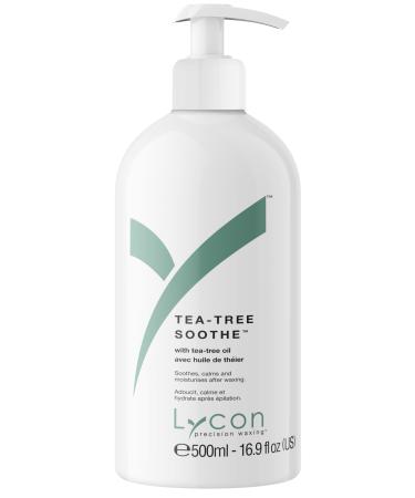 Lycon Tea Tree Soothe Salon-Quality Post Wax Body Moisturizer with Tea Tree Oil Rose and Chamomile 16.9 oz Rose and Chamomile 16.9 Ounce (Pack of 1)