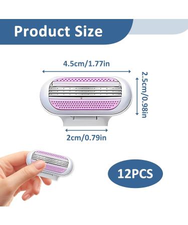  meukcez Venus 12-Pack Women's Replacement Razor Blades with 3-Blade System Moisture Strips for a Smooth Shave  - Buy Online on GoSupps.com