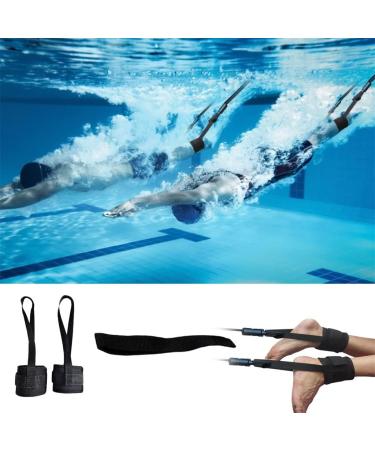 Adjustable Swim Training Resistance Belt - Safety Rope & Latex Tubes - Enhance Your Swimming Skills - Buy Online on GoSupps.com