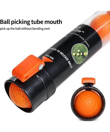 HUAEN Practice Golf Balls + Golf Ball Retriever Kit with 21 Foam Balls - Portable Shag Tube & Pick-up Tool - Buy Online on GoSupps.com