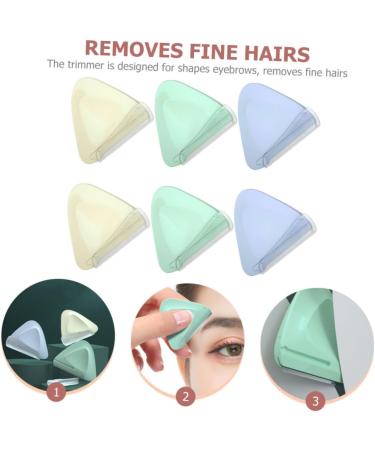 18 Pcs Rasoirs Sourcils Plastique et Acier Inoxydable Tondeuse Portable pour pilation Pr cise des Sourcils Kit Pratique Blanc Vert - Buy Online on GoSupps.com