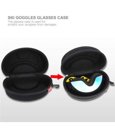 TBES FATE Ski Goggles Case - Durable Zippered Glasses Pouch for Adults & Children - Hard-Ethic Eva Protector for Ski Glasses - Buy Online on GoSupps.com