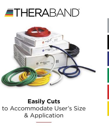 48 Theraband Resistance Tube with Soft Handles - Blue, Extra Heavy - Buy Online on GoSupps.com