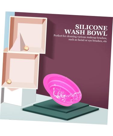 Housoutil Cleaning Pad Makeup Brush Cleaner Brush Cleansing Mat Cosmetic Brush Cleaner Pad Brush Rinsing Pad Cleaning Tool Washers Brush Cleansing Pad Silica Gel Makeup Egg Make up 14.5x11cm Rosy - Buy Online on GoSupps.com