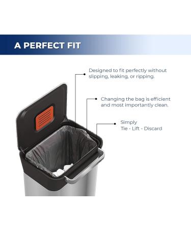 Spartano Black Garbage Bags 42 x 48 Inch (100 Count) Extra Strong Kitchen Garbage Bag for Waste Bin Multipurpose Trash Bags For Home & Office Use 42 x 48 (Pack of 100) Ex-Strong - Buy Online on GoSupps.com