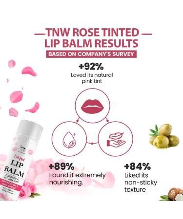 Shop Rose Multipurpose Tinted Lip Balm | 100% Natural Pink Tint for Dry & Chapped Lips | Long-Lasting Shea Butter & Vitamin E | 6g - Buy Online on GoSupps.com