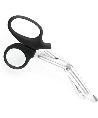 Utility Bandage Fire Rescue Tuff Cut Scissor - Black 7.5 inch - CE Certified Trauma Shears for Paramedics and Nurses - Buy Online on GoSupps.com