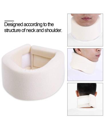 Adjustable Soft Foam Neck Brace | Pain Relief Cervical Collar (M) for Dislocation Support | International Shipping - Buy Online on GoSupps.com