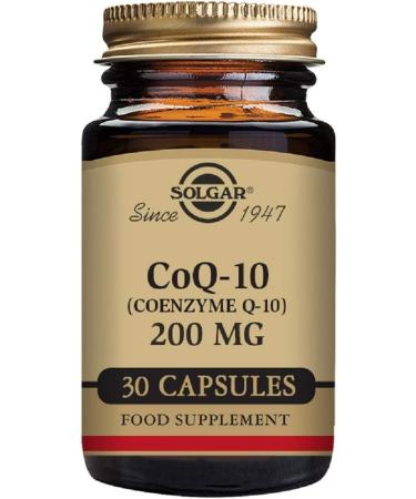 Solgar Coq-10 (Coenzyme Q-10) 200 Mg Vegetable Capsules - Pack of 30 - Buy Online on GoSupps.com