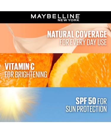 M-aybelline New York Liquid Foundation Lightweight Skin Tint With Spf 50 & Vitamin C Natural Coverage For Daily Use Fit Me Fresh Tint Shade 01 30Ml - Buy Online on GoSupps.com