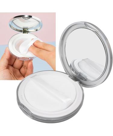 Flocking Powder Face Powder Powder Container Set Empty Preventative Leak Flocking Powder Puff Refillable Loose Compact Container HD Mirror Face Powder Compact With Mirror for Travel Cheeks - Buy Online on GoSupps.com