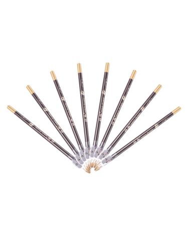 FRCOLOR 8pcs Tool Sharpener Built-in with Eyebrow in Women for Makeup Beauty Professional Pencils Pencil A 1 count (Pack of 1) Coffee