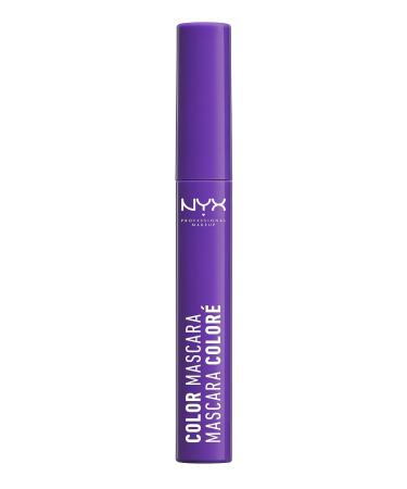 NYX Professional Makeup Color Mascara Purple 0.32 oz - Vibrant Shades for Bold Lashes - Buy Online on GoSupps.com