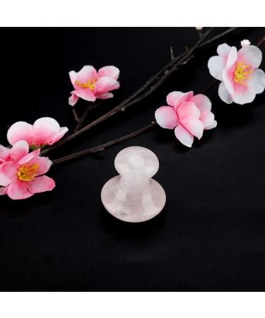 Buy Natural Rose Quartz Gua Sha Massage Tool | Facial & Body Scraping for Acupressure | International Shipping - Buy Online on GoSupps.com