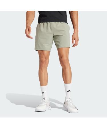 Buy adidas Men's Leisure Shorts - Club Tennis Stretch Woven Shorts - Long Silver Pebble - International Shipping Available - Buy Online on GoSupps.com