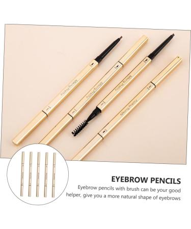 FRCOLOR 5pcs Double Ended Eyebrow Pencil Waterproof Eyebrow Pen Micro Brow Pencil Brow Pens Eyebrow Powder - Buy Online on GoSupps.com