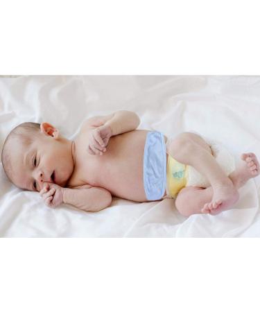 I&S Baby Newborn Infant Belly Button Wrap Comfort Cotton Umbilical Cord Cover Band 6-pack Blue - Boy/Girl - Buy Online on GoSupps.com