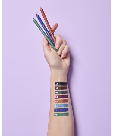 Deborah Milano Kajal 2-in-1 Eyeliner & Waterproof Eyeliner 07 Blue - Long-Lasting Ultra Pigmented Creamy Formula | 1.21g - Buy Online on GoSupps.com